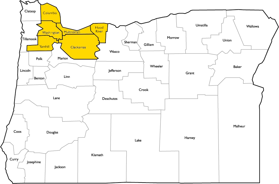 Oregon County Map - Blog Image