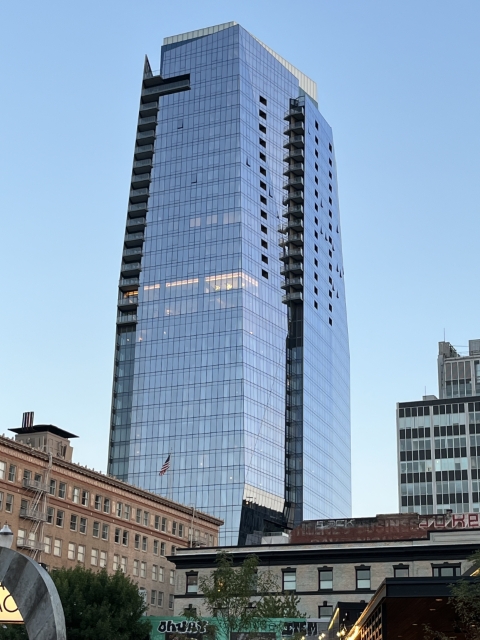 Block 216 tower, home to The Ritz-Carlton, Portland hotel and the Ritz-Carlton Residences condominiums, downtown Portland Oregon
